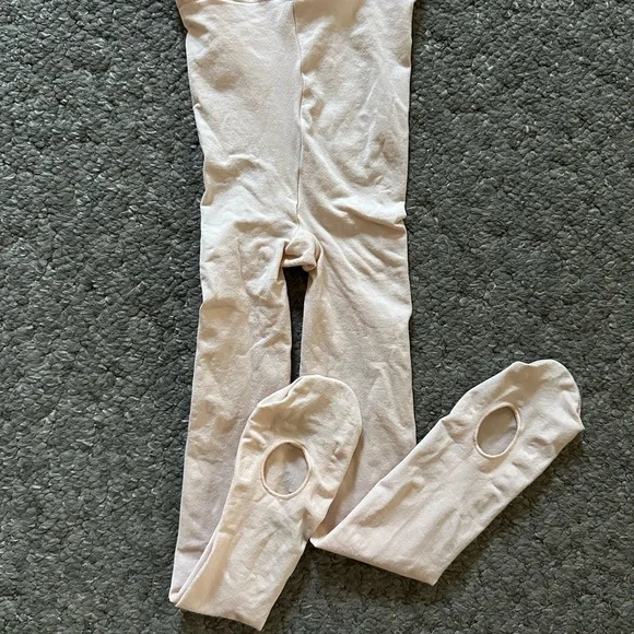 Theatricals Convertible Tights Child Ballet Pink - Picture 5 of 6